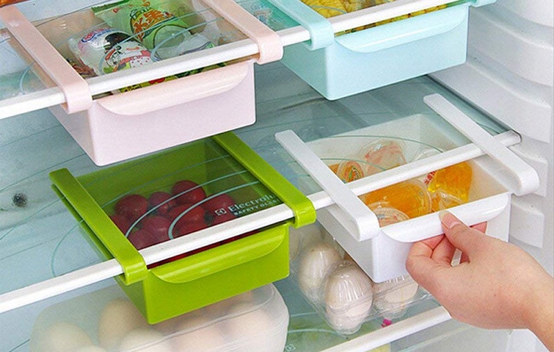 MNSSRN Scatola Portaoggetti Per Frigorifero, Uova Refrigerate E Fresche, Frutta E Verdura, Scatole Per Alimenti Per Smistamento Congelato,B - Foto 8